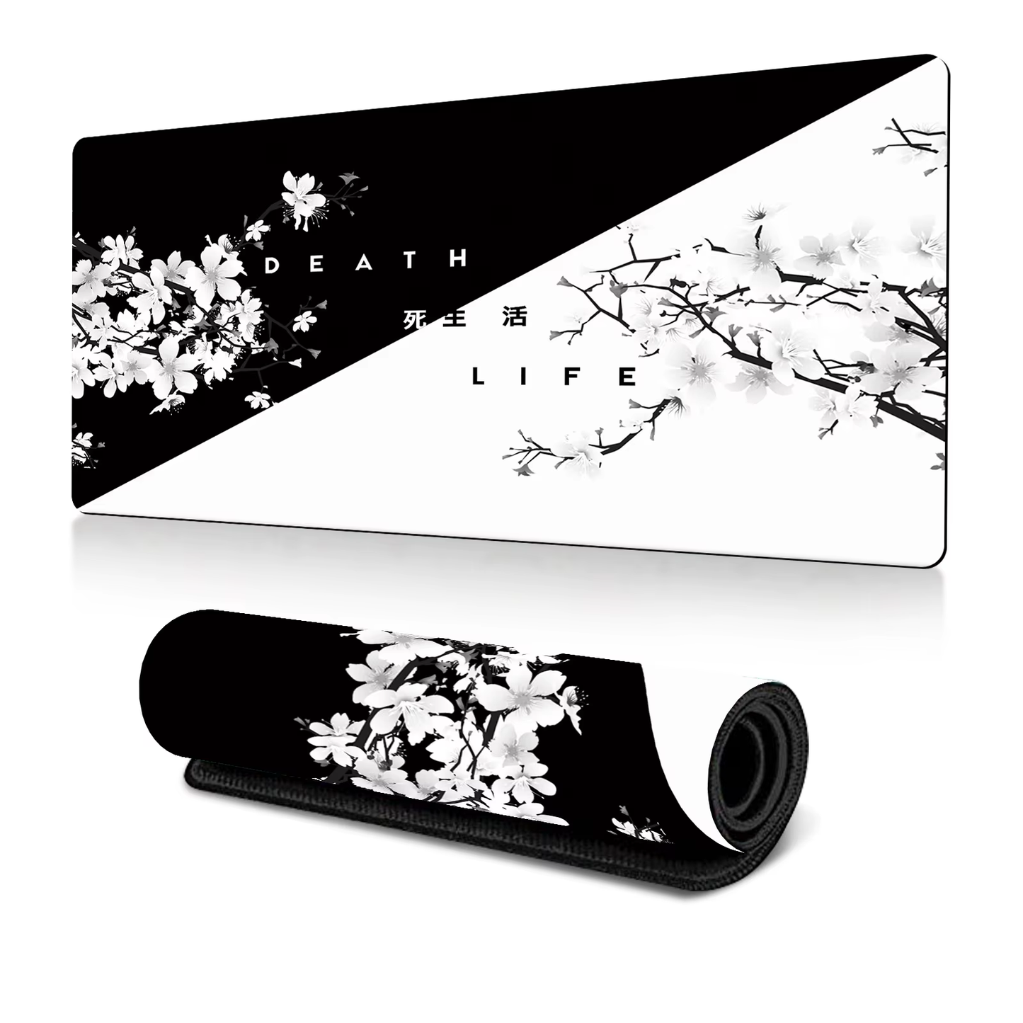WHITE FLOWER MOUSEPAD