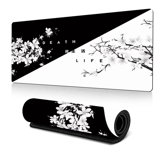 WHITE FLOWER MOUSEPAD